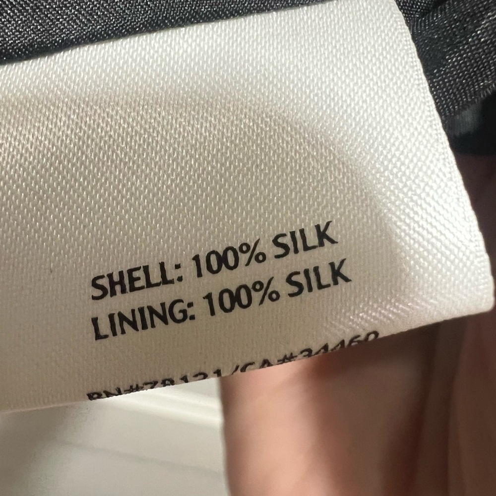 Eileen Fisher 100% Silk Shell - Sz L - Picture 5 of 6
